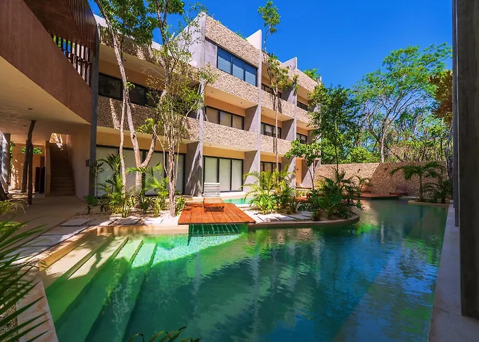 *jungle Ph W/pool, Close To Downtown & Apartamento Tulum